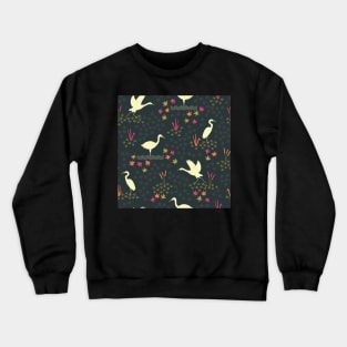 Dancing Cranes Crewneck Sweatshirt